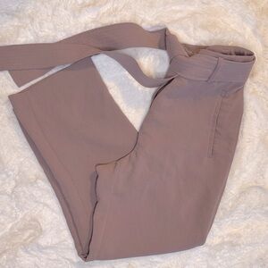 Wilfred Taupe/Mauve Wide Leg Pants